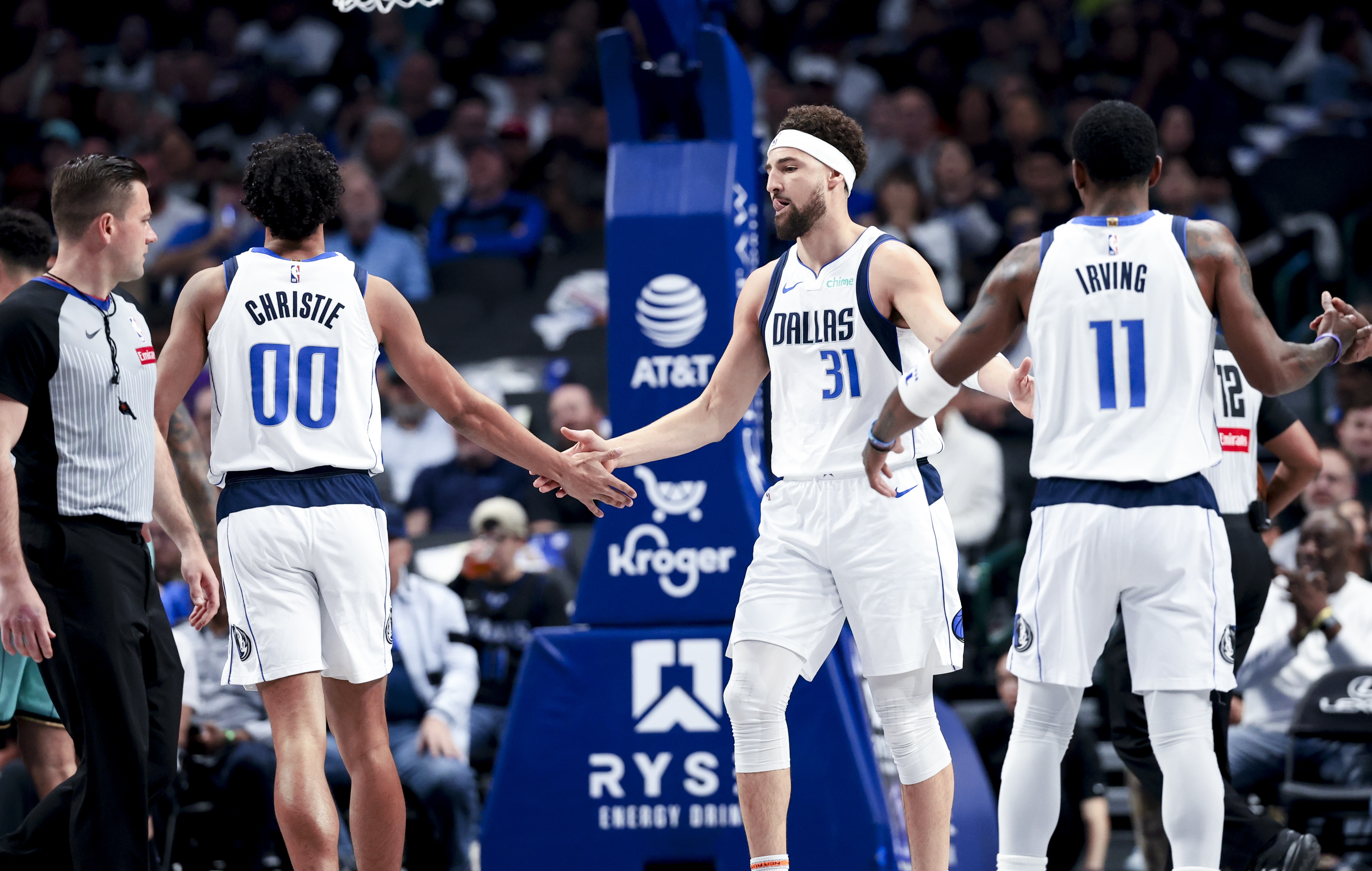 世界杯官网直播入口下载-克莱手感热时？克里斯蒂：给他掩护/传球/让路 他是最佳射手之一